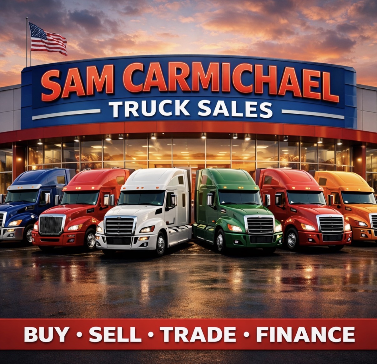 Sam Carmichael Truck Sales Logo